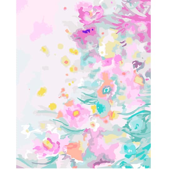 16" x 20" Flowers Paint-by-Number Kit by Artist's Loft®
